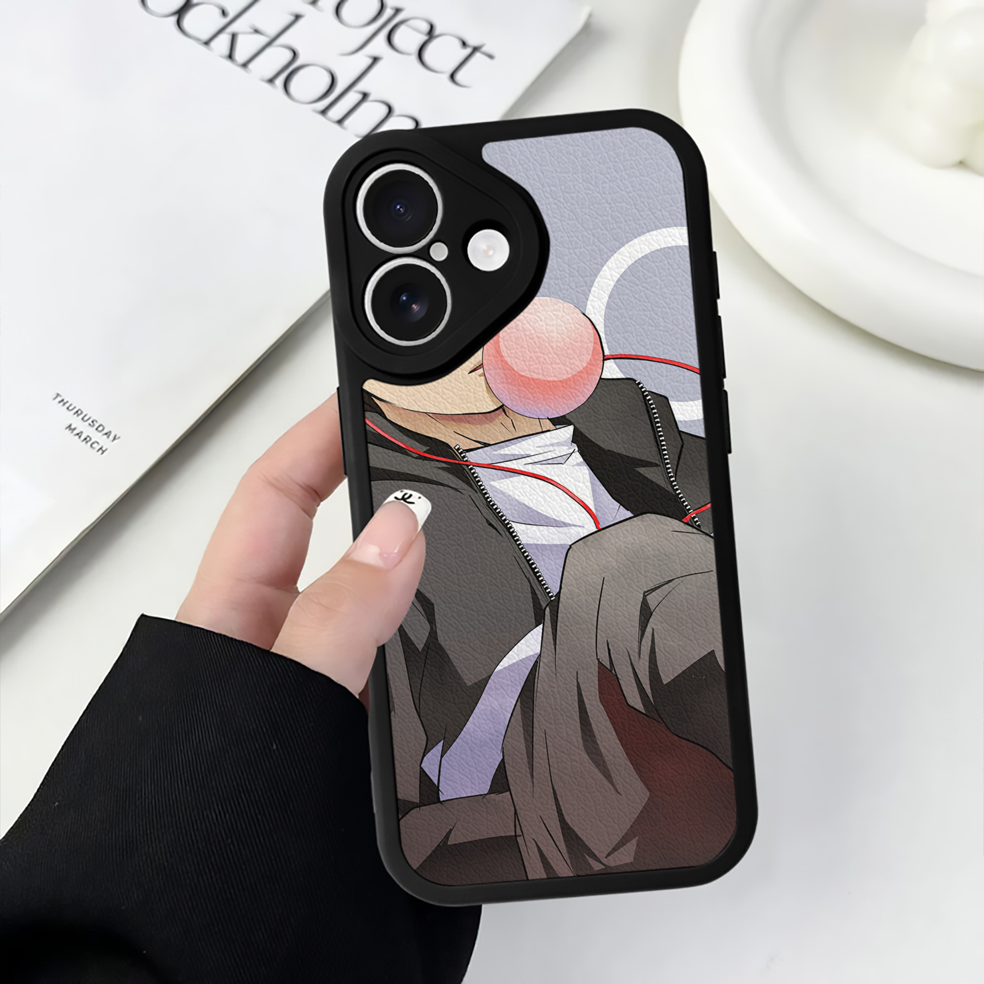 （画像用） SPY×FAMILY间谍家家酒 【iPhone 16シリーズ対応】シリコンスマホケース（レザー調） 材質：シリコン